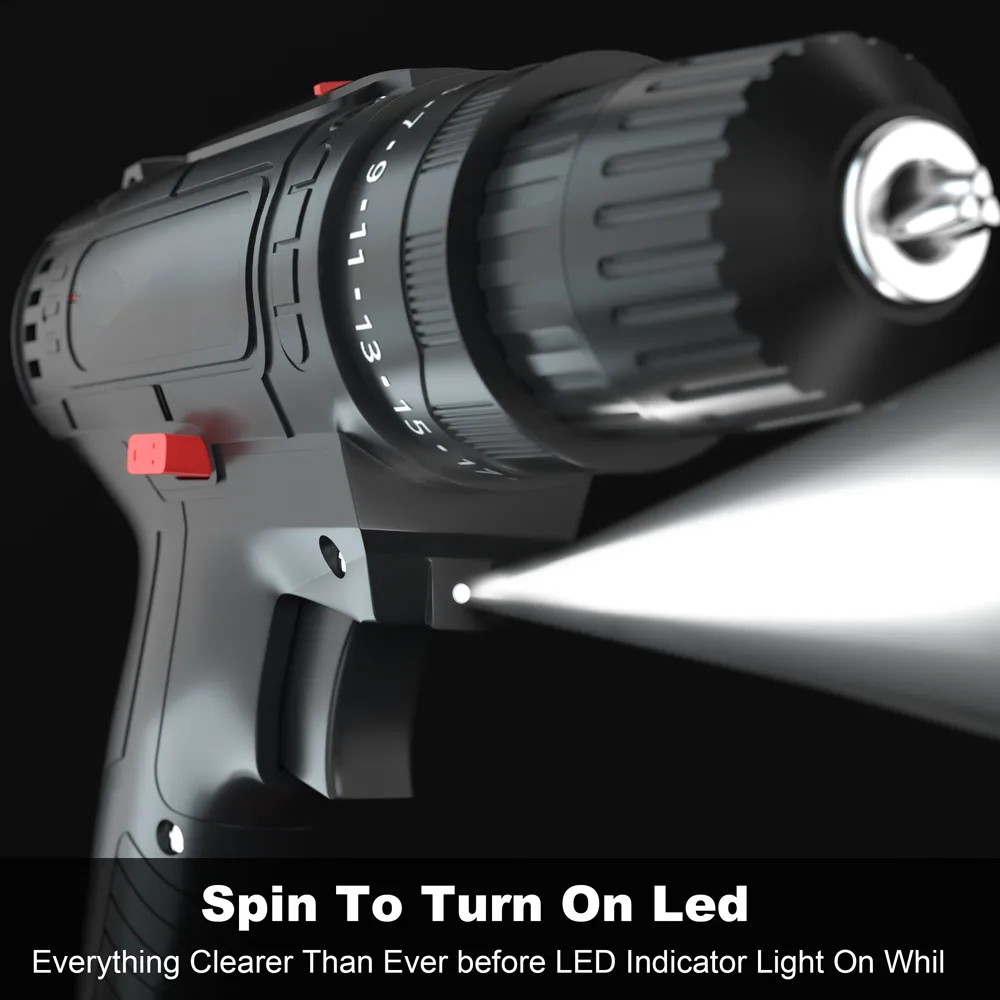 Detail drawing of electric drill