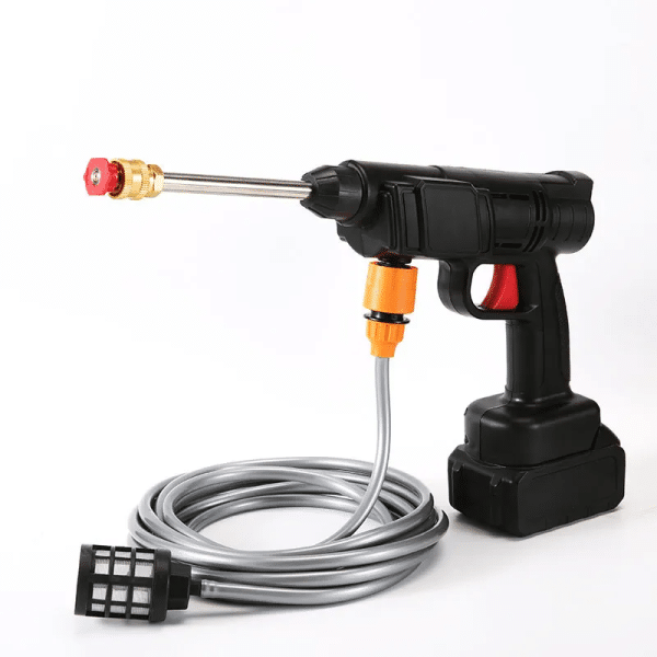 1500W Cordless High Pressure Car Washer 2 Type Cleaner Washing Spray Gun Electric Water Gun Foam Machine Compatible with Makita 21V Battery(A no Battery)